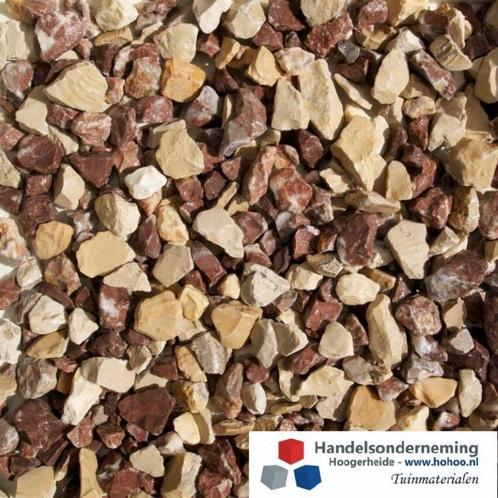 Cappuccino split roodachtig beige kleur parking tuin border, Tuin en Terras, Grind, Keien en Split, Nieuw, Split, Multi, Overige materialen
