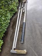 3 Aluminium Lantaarnpalen, Tuin en Terras, Buitenverlichting, Ophalen, Gebruikt, Staande lamp, Aluminium