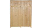 massief houten KAST met 4 deuren in 4 uitvoeringen, Nieuw, 25 tot 50 cm, Grenenhout, Ophalen of Verzenden