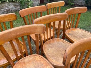 6+1 Baumann Bistrostoelen Keukenstoelen Stoelen Frans beschikbaar voor biedingen
