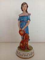 Italiaans vintage Capodimonte-beeldje, Verzamelen, Beelden en Beeldjes, Ophalen of Verzenden, Gebruikt, Mens