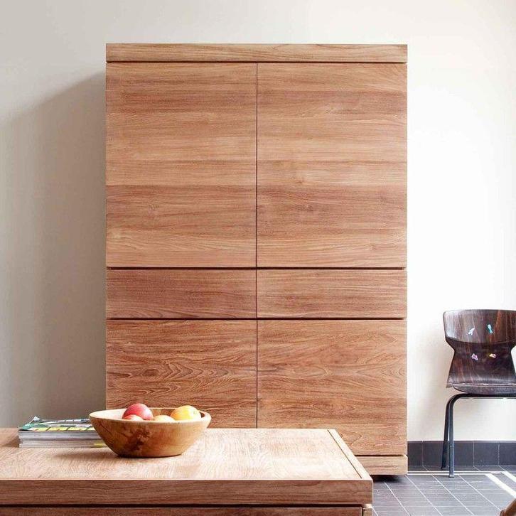 Ethnicraft Burger buffetkast teak, Huis en Inrichting, Kasten | Buffetkasten, Zo goed als nieuw, 150 tot 200 cm, 100 tot 150 cm