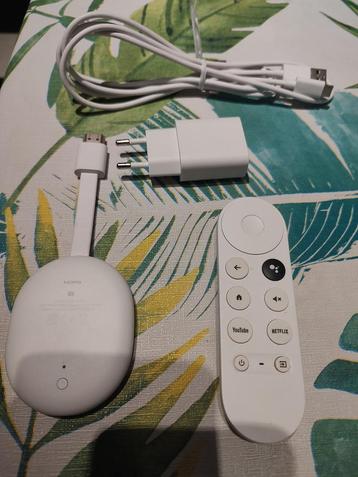 Prima werkende Google Chromecast met Google TV 4K 8GB Wit beschikbaar voor biedingen