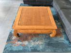 Salontafel / opiumtafel 100x100cm en 36cm hoog, Huis en Inrichting, Ophalen, Gebruikt, Vierkant, Minder dan 50 cm