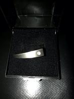 Titanium ring met diamant van de juwelier, Sieraden, Tassen en Uiterlijk, Ringen, Overige materialen, Grijs, Met edelsteen, 17 tot 18