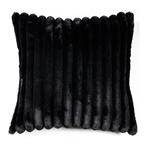 Kussen Wuzzy Black, Verzenden, Nieuw, Zwart, Vierkant