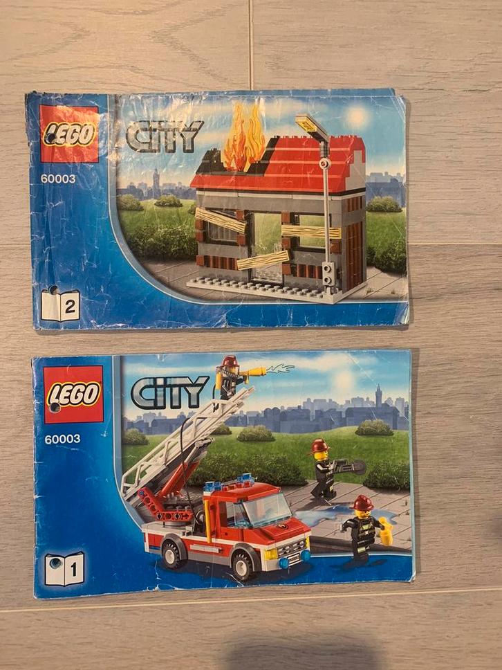 Lego 60003 - brandweer met brandend huis, Kinderen en Baby's, Speelgoed | Duplo en Lego, Gebruikt, Lego, Ophalen of Verzenden