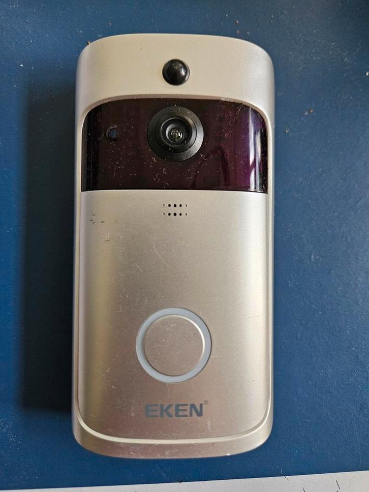 EKEN Draadloze Slimme Deurbel Camera 2 stuks zonder chime, Audio, Tv en Foto, Videobewaking, Gebruikt, Buitencamera, Ophalen of Verzenden