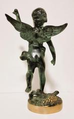 Brons./koper beeld van "Cupido", Antiek en Kunst, Ophalen of Verzenden