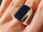 Vanoli 925 zilveren heren ring onyx maat 20, Vanoli, 20 of groter, Heer, Nieuw