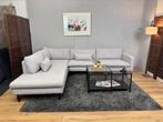 GRATIS LEVERING Fijne Lightgrijze Hoekbank, Huis en Inrichting, Ophalen of Verzenden, Zo goed als nieuw, Noordkade 68A, Stof