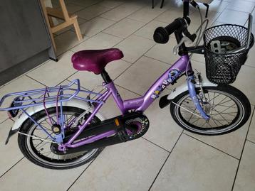 Paarse meisjesfiets 16 inch Batavus Bijna nieuw beschikbaar voor biedingen