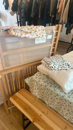 Ledikant met matras dekbed en hoezen, Antiek en Kunst, Ophalen of Verzenden