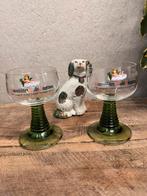 Twee speciale Roemer glas glazen met engel, Ophalen of Verzenden