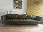 Stoere olijfgroene 5-zits bank, Huis en Inrichting, 250 tot 300 cm, Gebruikt, Tijdloos stoer, Ophalen of Verzenden