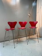 Fritz Hansen | Barkruk | Arne Jacobsen | Rood Design |, Huis en Inrichting, Barkrukken, 5 krukken of meer, Ophalen of Verzenden