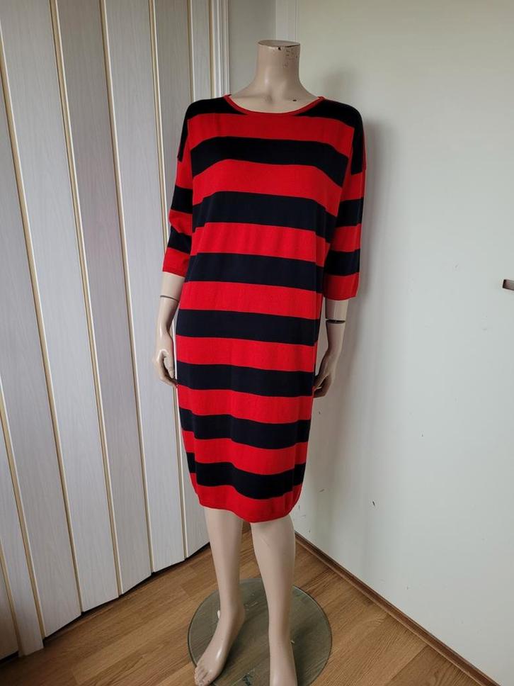 Zenggi Amsterdam jurk katoen streep maat M/38, Kleding | Dames, Jurken, Zo goed als nieuw, Maat 38/40 (M), Overige kleuren, Boven de knie