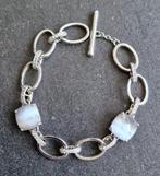 Prachtige ZINZI zilveren (925) armband CATSEYE en ZIRKONIA, Sieraden, Tassen en Uiterlijk, Ophalen, Zo goed als nieuw, Zilver