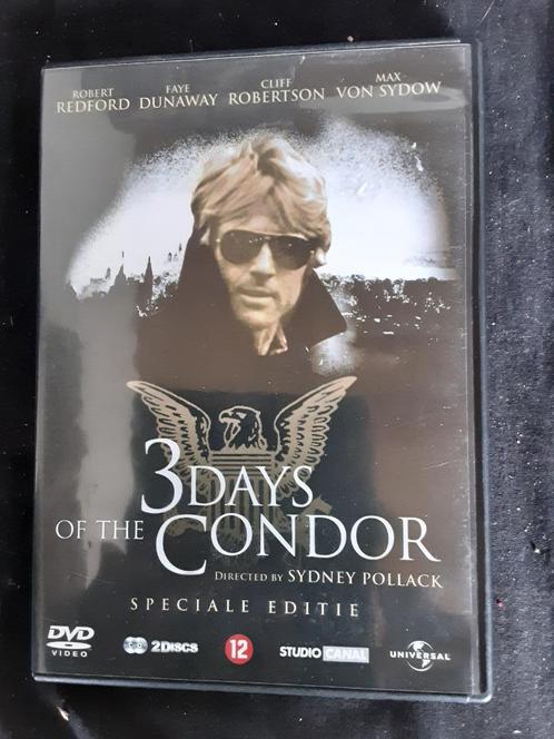 3 Days of the Condor "Robert Redford", Cd's en Dvd's, Dvd's | Thrillers en Misdaad, Zo goed als nieuw, Ophalen of Verzenden