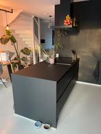 Kookeiland mat zwart, Huis en Inrichting, Keuken | Keukenelementen, Zwart, Ophalen of Verzenden, Zo goed als nieuw, Minder dan 100 cm