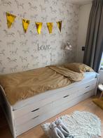 80x200 cm 1 persoons bed van IKEA, zonder matras, Ophalen of Verzenden, Gebruikt, Minder dan 140 cm, 70 tot 85 cm