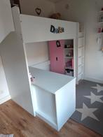Ikea Stuva hoogslaper met roze kastdeuren en bureaulades, Ophalen, Gebruikt, Hoogslaper