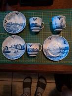 3 antieke kop en schotel meissen gaaf, Antiek en Kunst, Antiek | Wandborden en Tegels, Ophalen of Verzenden