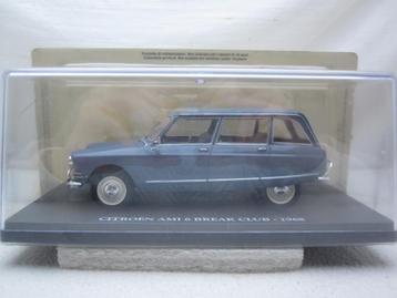 Citroën Ami 6 Break Club 1968 blauw-grijs 1:24 Atlas beschikbaar voor biedingen