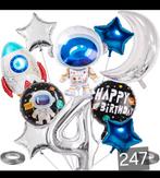 Raket astronaut ruimte ballonnen set, Ophalen of Verzenden, Nieuw, Versiering, Verjaardag