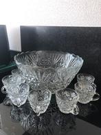 Glazen Bowl set  met 8 glazen, Ophalen of Verzenden