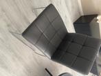Grijze eetkamerstoelen, Huis en Inrichting, Stoelen, Ophalen, Gebruikt, Grijs, Vier