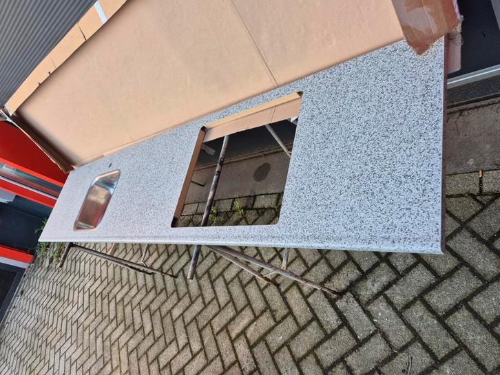 Keukenblad (graniet look)NIEUW!!!!, Huis en Inrichting, Keuken | Keukenbenodigdheden, Nieuw, Ophalen