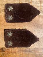 Zeldzame kraagspiegels 1e luitenant Genie, Ophalen of Verzenden, Landmacht, Nederland, Embleem of Badge