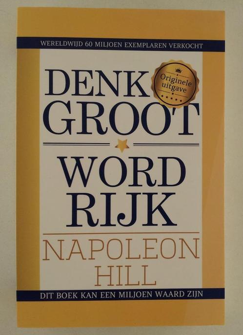 Hill, Napoleon - Denk groot & word rijk, Boeken, Advies, Hulp en Training, Gelezen, Verzenden