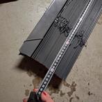 2x Antraciet Kunststof Jaloezie 140cm Breed, Ophalen of Verzenden, Gebruikt, Grijs, 100 tot 150 cm