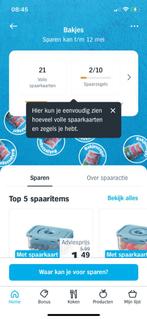 AH bakjes spaaractie €0,50 per volle spaarkaart, Albert Heijn, Ophalen