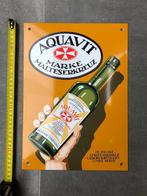 Emaille reclamebord Aquavit (34x24cm), Ophalen of Verzenden, Nieuw, Reclamebord