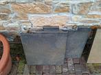 Hardstenen tegels 40 x 40 x 3 cm., Tuin en Terras, Tegels en Klinkers, Ophalen, Gebruikt, Natuursteen, Terrastegels