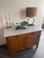 Dressoir met marmeren blad, Huis en Inrichting, Ophalen, Zo goed als nieuw, 50 tot 75 cm, 100 tot 150 cm