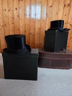 Oude hoeden in dozen met kussentje + hoedendoos, Antiek en Kunst, Ophalen, Dames, Onbekend