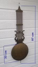 Harpslinger Comtoise, oud. Grote Lens Ø 33 cm, Antiek en Kunst, Antiek | Klokken, Ophalen
