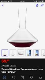 Schott Zwiesel Decanteerkaraf, Huis en Inrichting, Keuken | Servies, Glas of Glazen, Ophalen of Verzenden, Overige stijlen, Glas
