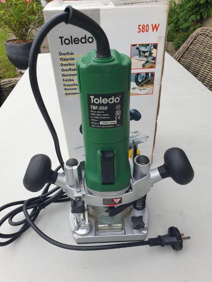 Nieuwe bovenfrees, (helaas) nooit gebruikt, Doe-het-zelf en Verbouw, Gereedschap | Freesmachines, Nieuw, Elektrisch, Bovenfrees