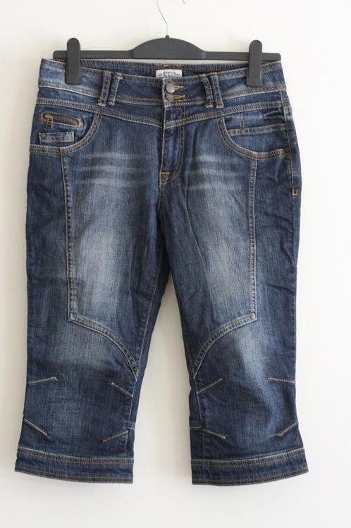 Korte spijkerbroek Miss Etam in maat 38/40, Kleding | Dames, Broeken en Pantalons, Zo goed als nieuw, Maat 38/40 (M), Blauw, Kort
