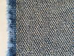 De Ploeg Monza 49 lichtblauw+beige restant bouclé meubelstof, Wol, Blauw, 120 cm of meer, Nieuw