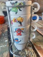 4x zwarte pieten mokken in houder vintage, Diversen, Ophalen, Nieuw
