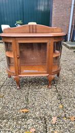 30-11 €30..Antieke vitrinekast opzet plank is eraf, Huis en Inrichting, Kasten | Vitrinekasten, Ophalen, Gebruikt, 50 tot 100 cm