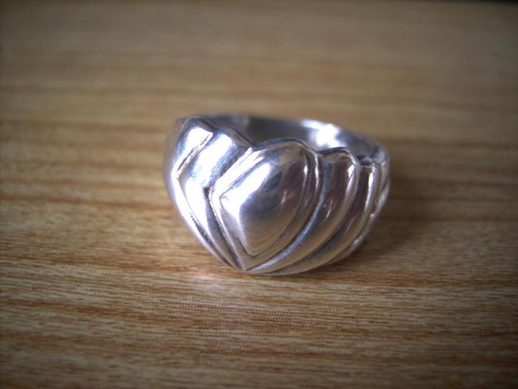 Een mooie Oude Zilveren fantasie Ring, Sieraden, Tassen en Uiterlijk, Antieke sieraden, Ring, Zilver, Verzenden