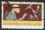 USA  Francis of Assisi, Postzegels en Munten, Postzegels | Amerika, Verzenden, Noord-Amerika