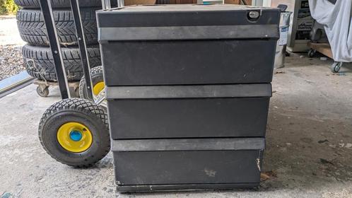 Stalen Ladekast met 3 Lades, Huis en Inrichting, Kasten | Ladekasten, Gebruikt, Minder dan 100 cm, Minder dan 50 cm, 50 tot 75 cm